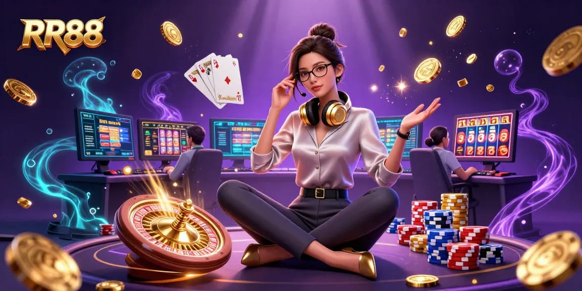 Experience thrilling gameplay at RR88 with casino elements and high-tech gaming.