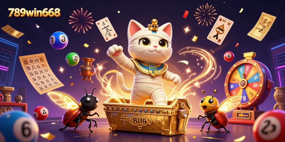 Engage with exciting features of 789win668 in an illustrated casino scene with dynamic gameplay elements.