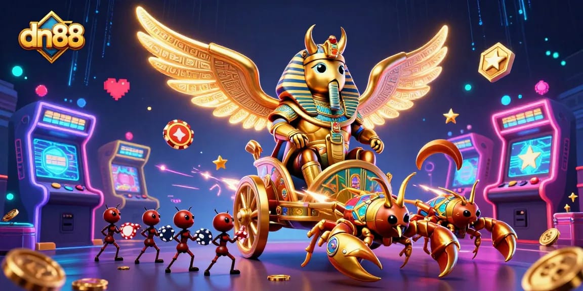 Engage in thrilling gaming at dn88 with colorful 3D casino elements igniting excitement.