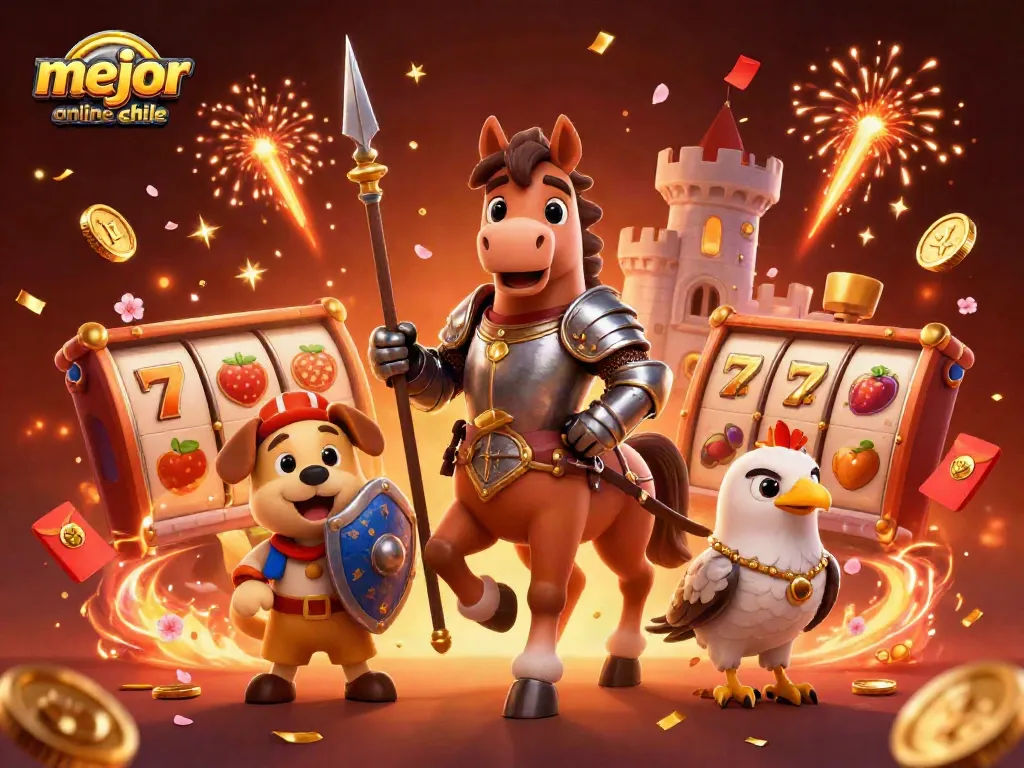 Gana en el mejor casino online Chile jugando en un ambiente de celebración con bonos y tragamonedas.