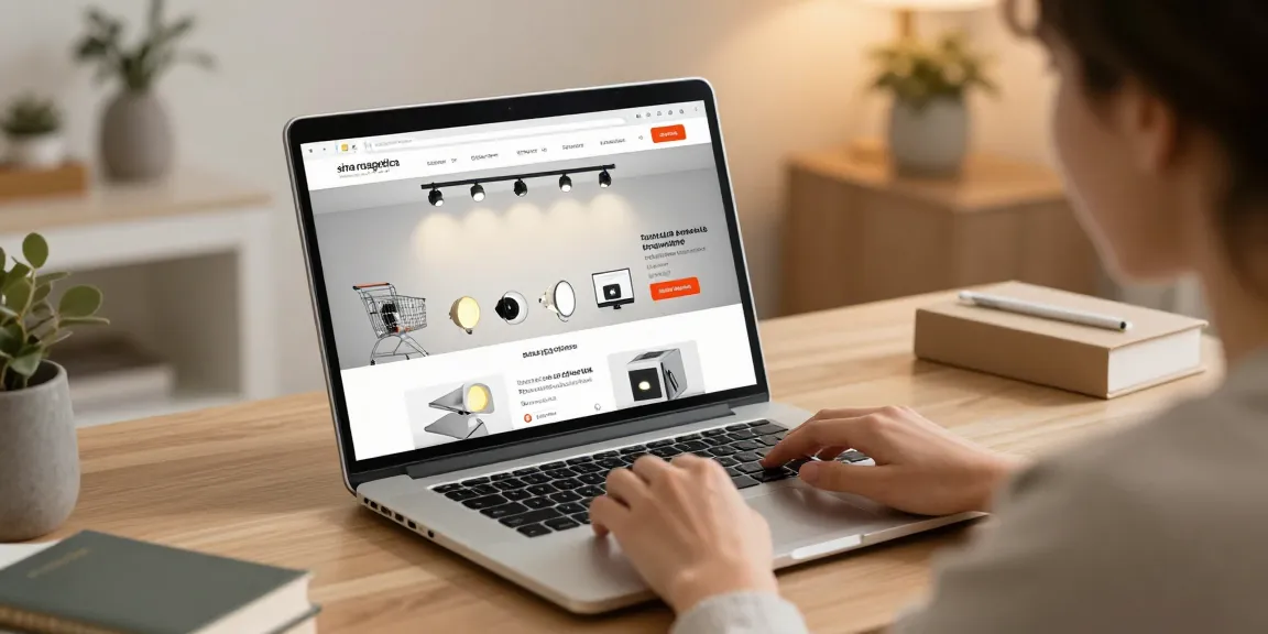 "Sina magnetica lighting products showcased in an online shopping environment, best deals for e-commerce buyers."