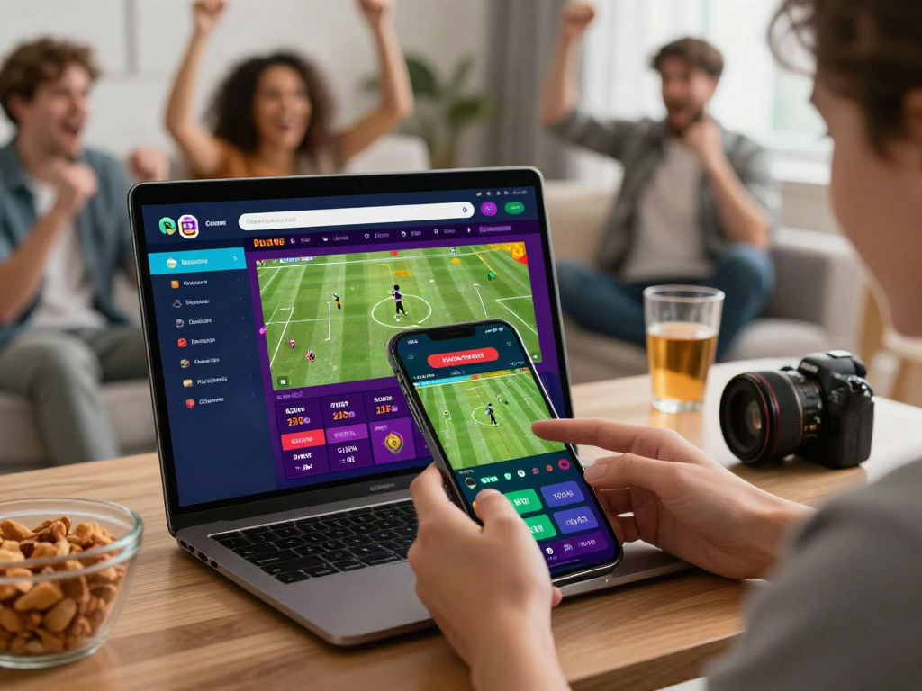 Engaging user experience on SKY88 mobile app for online betting.