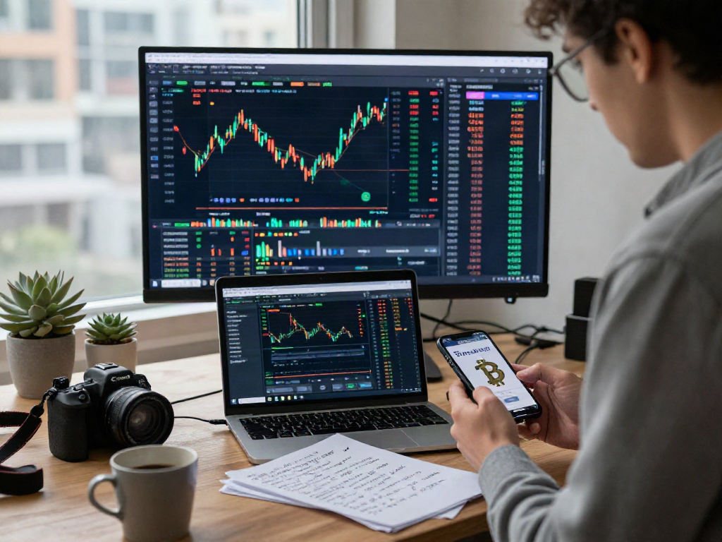 Comprando BTC en un entorno dinámico de trading de criptomonedas.