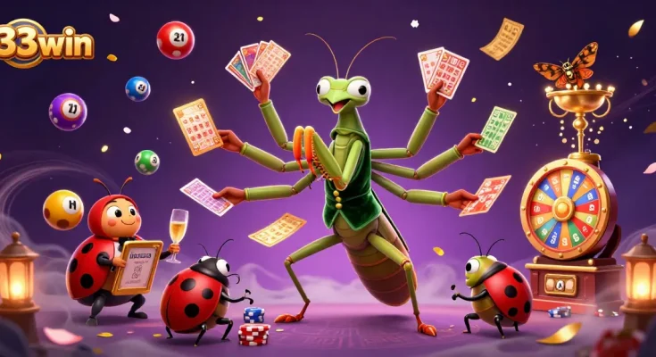 Engage in thrilling casino action with 33win featuring vibrant gaming elements and a lively atmosphere.