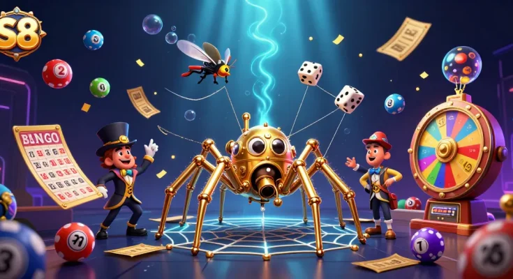 Experience thrilling wins at S8 with vibrant lottery balls and exciting casino games.