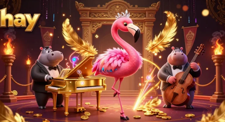 Experience the excitement of hay with lively casino characters and vibrant gambling elements.